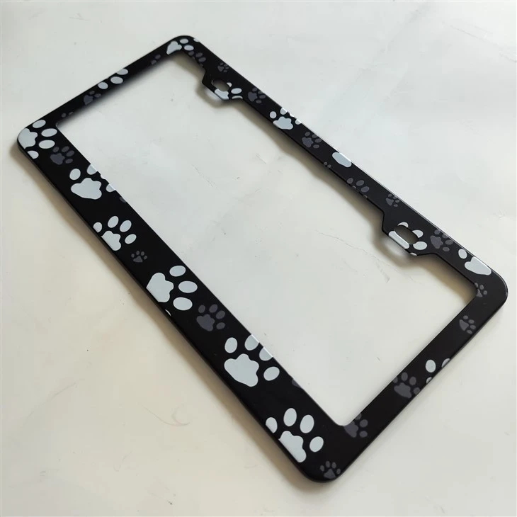 Engraved Stainless Steel License Frame