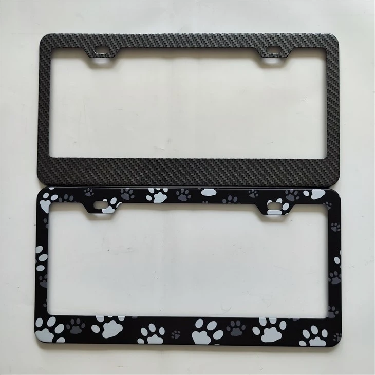 Engraved Stainless Steel License Frame